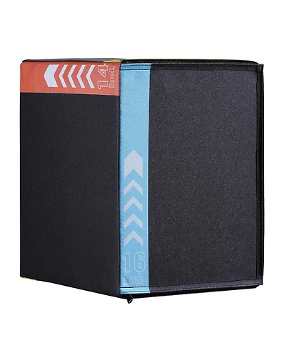 Vevor 16/14/12 Inch 3 in 1 Plyometric Jump Box Fitness Exercise Plyo Box Cotton