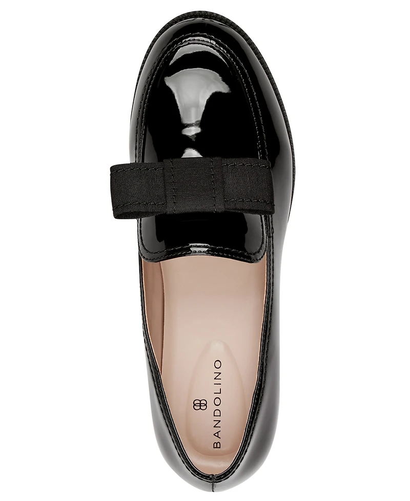 Bandolino Women's Londyna Bow Block Heel Dress Loafers