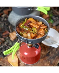 Piscifun All In One Camping Cookware Mess Kit Portable Outdoor Cooking Set For Backpacking Hiking
