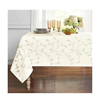 Kate Aurora Living Madison Floral Embroidered Fabric Tablecloth