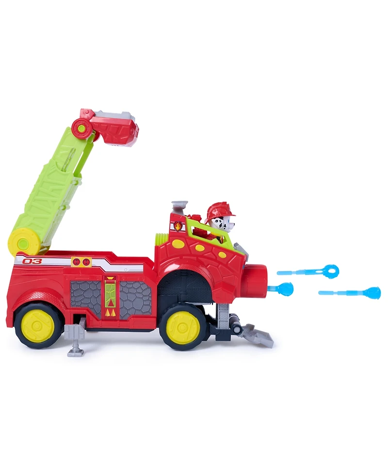 Paw Patrol Rise Roll Dino Hidden Water Launcher Extendable Rescue Ladder Vehicle Set