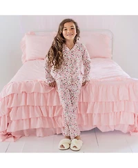 Sweet Wink Little Girls Berry Floral Lounge Set