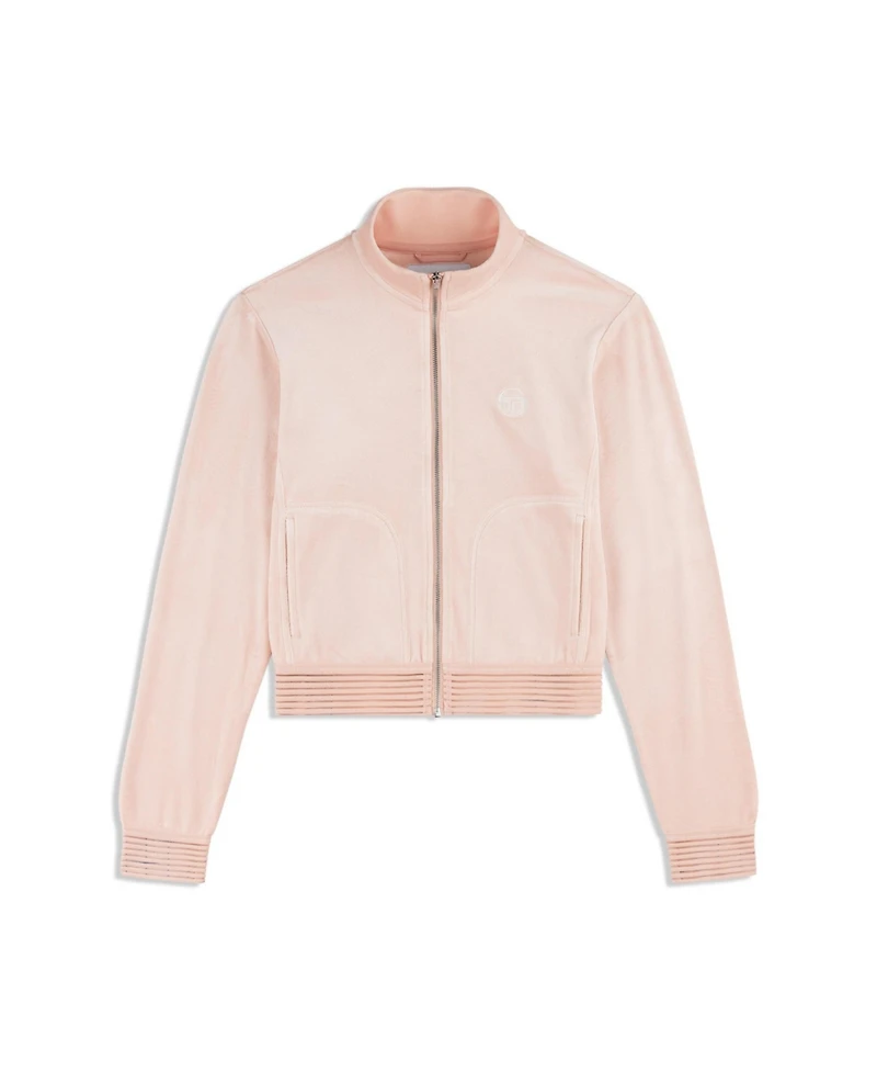 Sergio Tacchini Women's Piera Velour Full-Zip Track Jacket