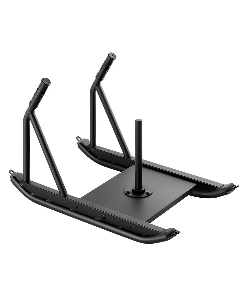 Hongge Dual-Mode Push and Drag Power Sled Q235 Steel with Handle for Speed and Strength Conditioning