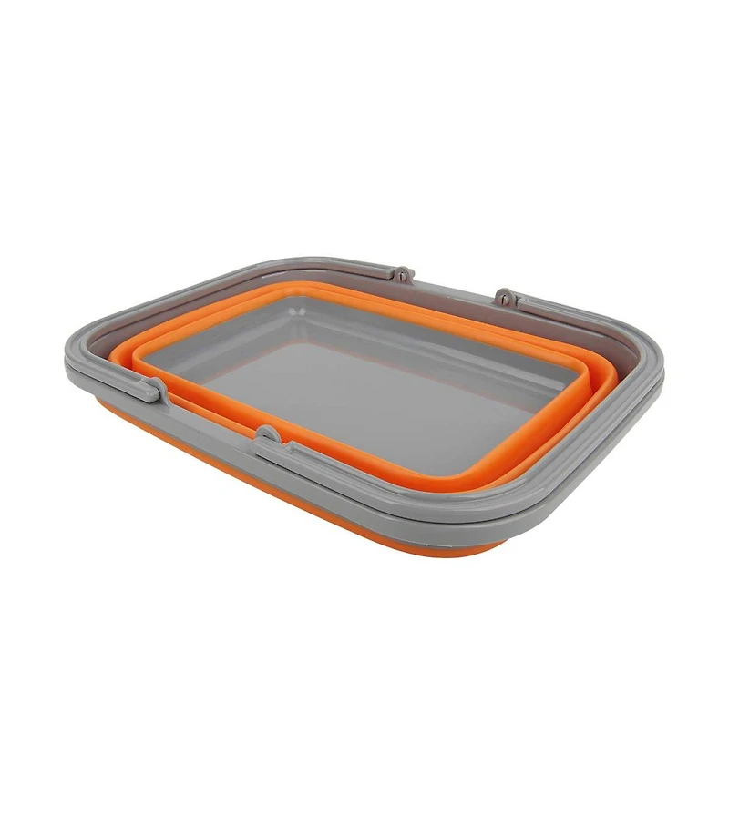 Piscifun 2 Pack Collapsible Sink Wash Basin For Camping Hiking Home Use