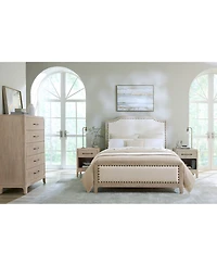 Sadie Collection 5 Drawer Hardwood Oak Veneer Felt-Lined Drawer Chest, Macy's Exclusive