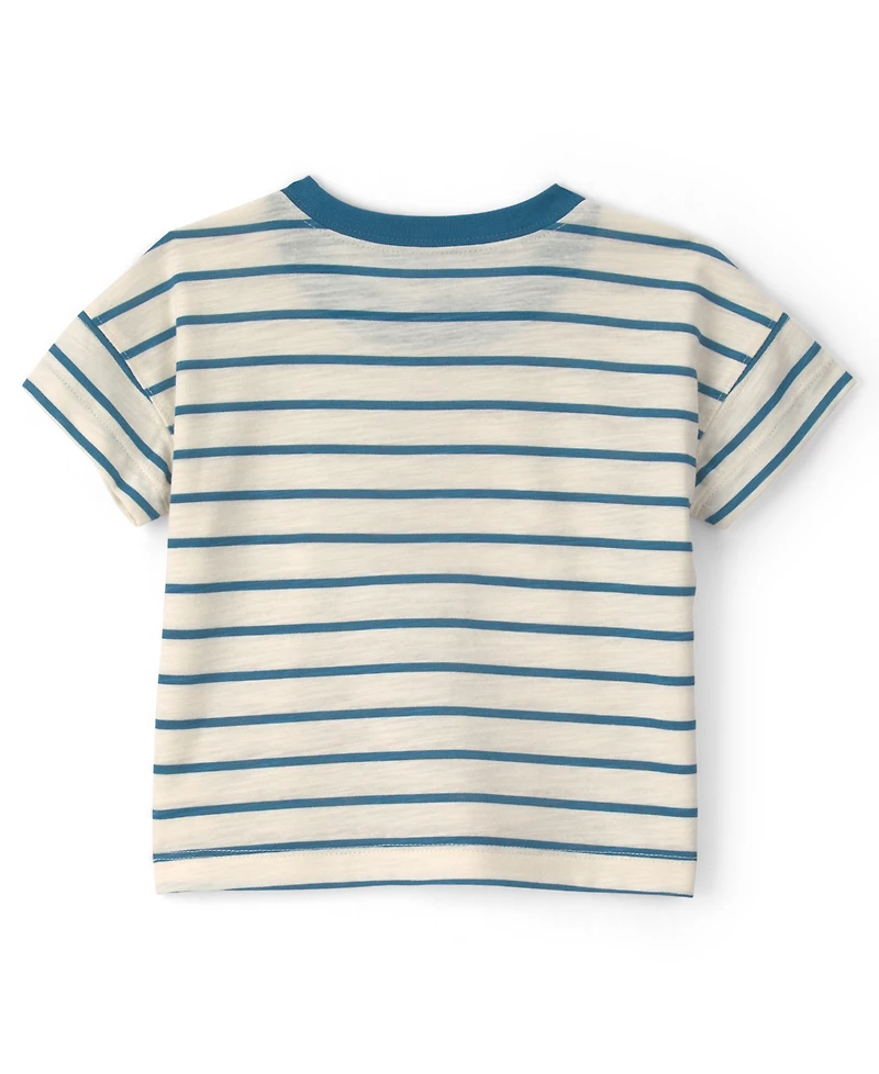 Carter's Baby Boys' Striped Short-Sleeve T-Shirt and Pants, 2-Piece Set