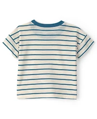Carter's Baby Boys' Striped Short-Sleeve T-Shirt and Pants, 2-Piece Set