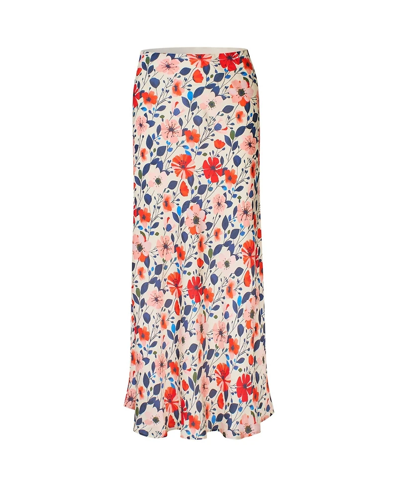 Masai Copenhagen Women's High-Waist Floral Midi Skirt