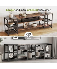 Tribesigns 78" Tv Stand for TVs up to 85", Farmhouse