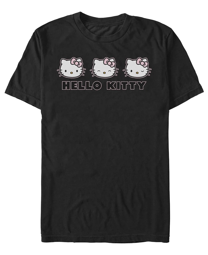 Fifth Sun Men's Hello Kitty Expressions Graphic T-Shirt