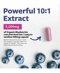 Pure Co. Blueberry Extract Capsules, 60 Count