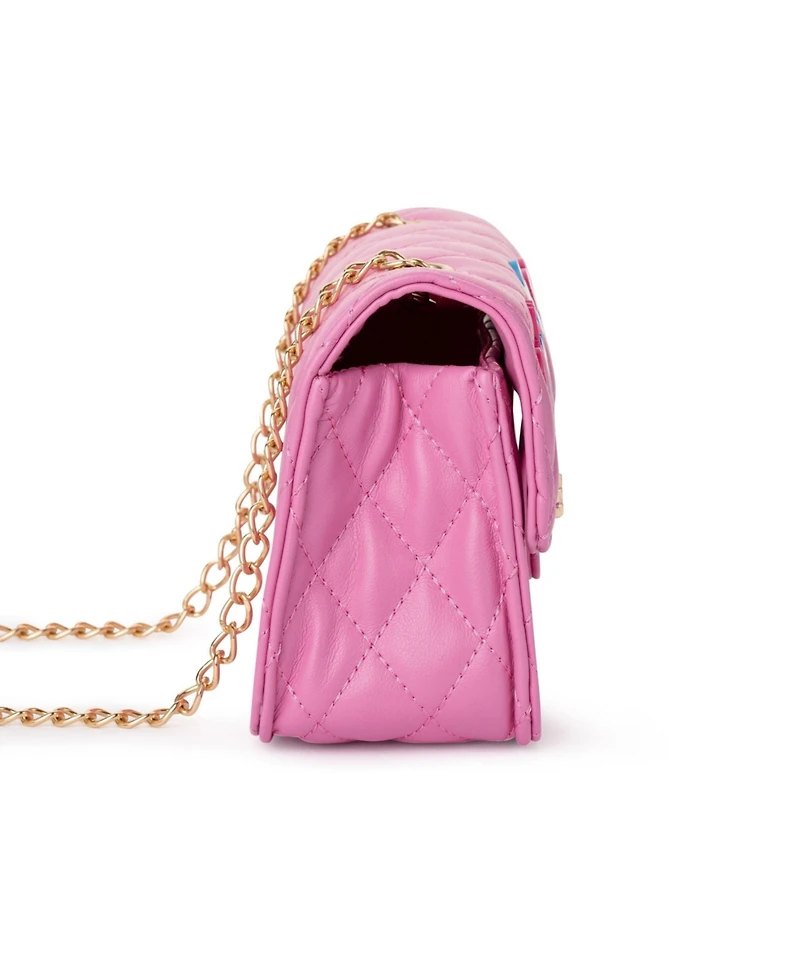 Barbie Classic Quilted Kids Handbag with Charms