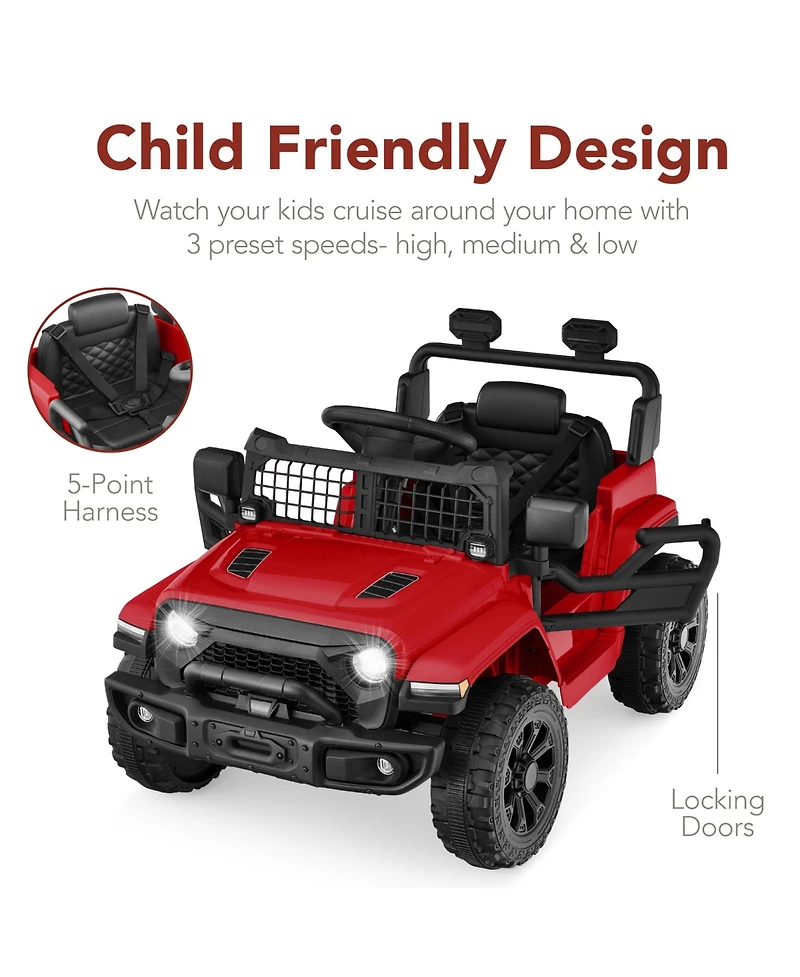 Best Choice Products 12V Kids Ride On Truck with Remote Control, 44-lb. Capacity, Ages 3+