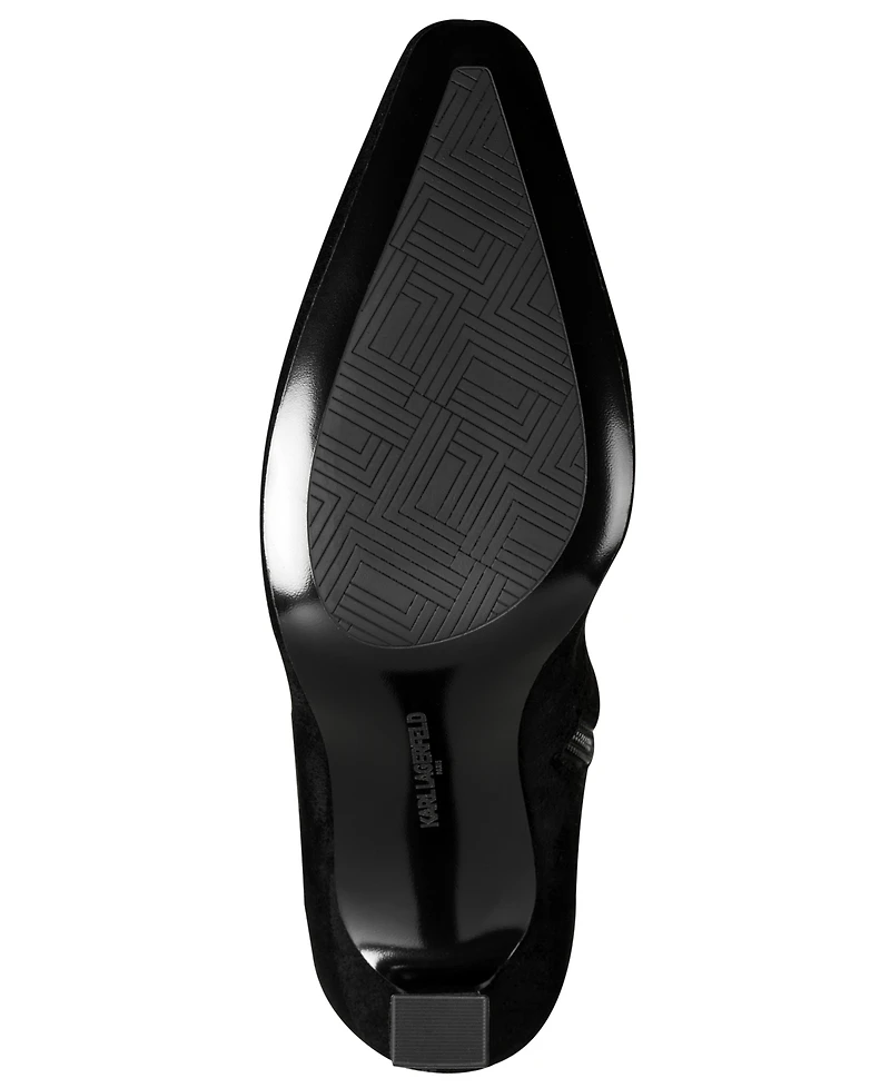 Karl Lagerfeld Paris Women's Shayla Stiletto Heel Boots