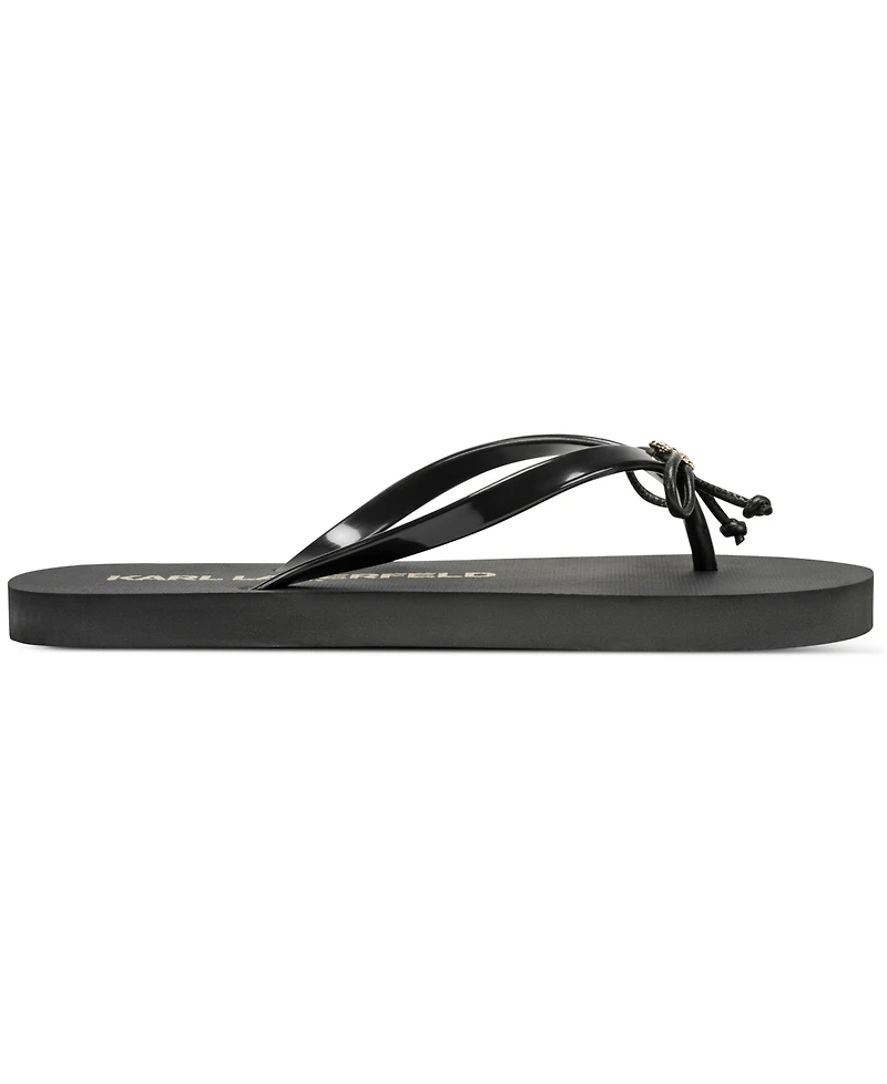 Karl Lagerfeld Paris Women's Zeni Slip-On Flip Flops