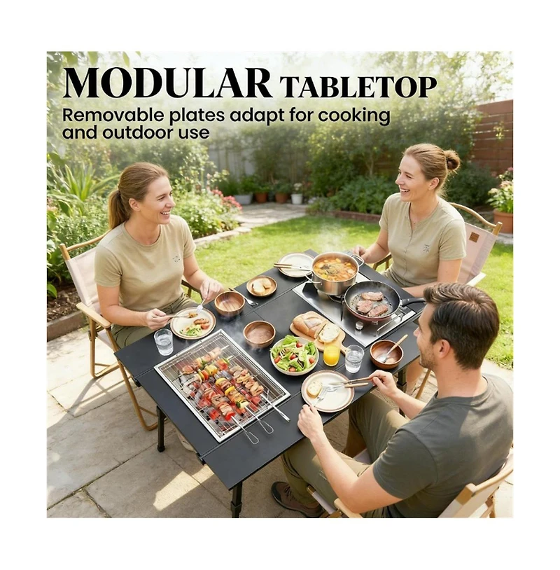 Mountaintop Folding picnic table, camping table, outdoor table, coffee table