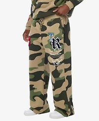 True Religion Men's Logo Patch Baggy Sweatpants