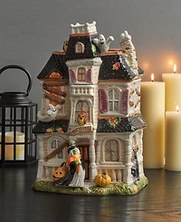 Fitz and Floyd Halloween Haunted House Cookie Jar