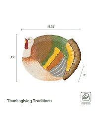 Fitz and Floyd Thanksgiving Traditional Large Platter