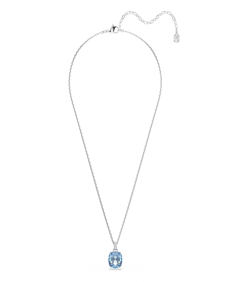 Swarovski Gold-Tone Plated Blue Crystal Necklace