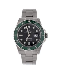 Pre-Owned Rolex Oyster Perpetual Submariner Starbucks Date Automatic Watch in Stainless Steel and Cerachrom 41mm