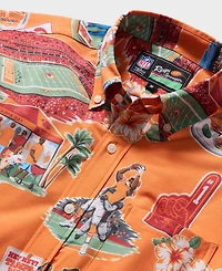 Reyn Spooner Men's Orange Tampa Bay Buccaneers Scenic Button-Down Shirt