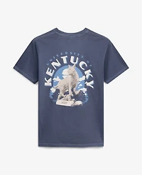 Image One Men's Navy Kentucky Wildcats Comfort Colors Team Statue T-Shirt