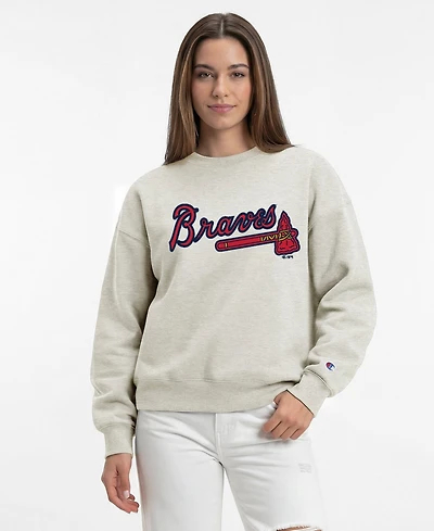 Champion Women's Atlanta Braves All-Star Relaxed-Fit Midweight Sweatshirt