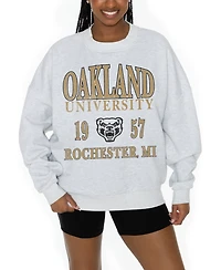 Gameday Couture Women's Oakland Golden Grizzlies Fleece-Graphic Pullover Sweatshirt