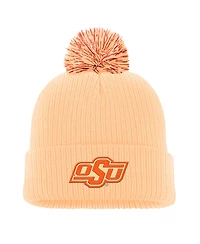Nike Men's Orange Oklahoma State Cowboys Tonal Peak Cuffed Pom with Knit Hat