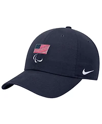 Nike Big Boys and Girls Navy U.s. Paralympics Crest Logo Club Adjustable Hat