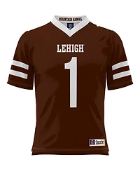 Gameday Greats Men's 1 Brown Lehigh Mountain Hawks Football Jersey