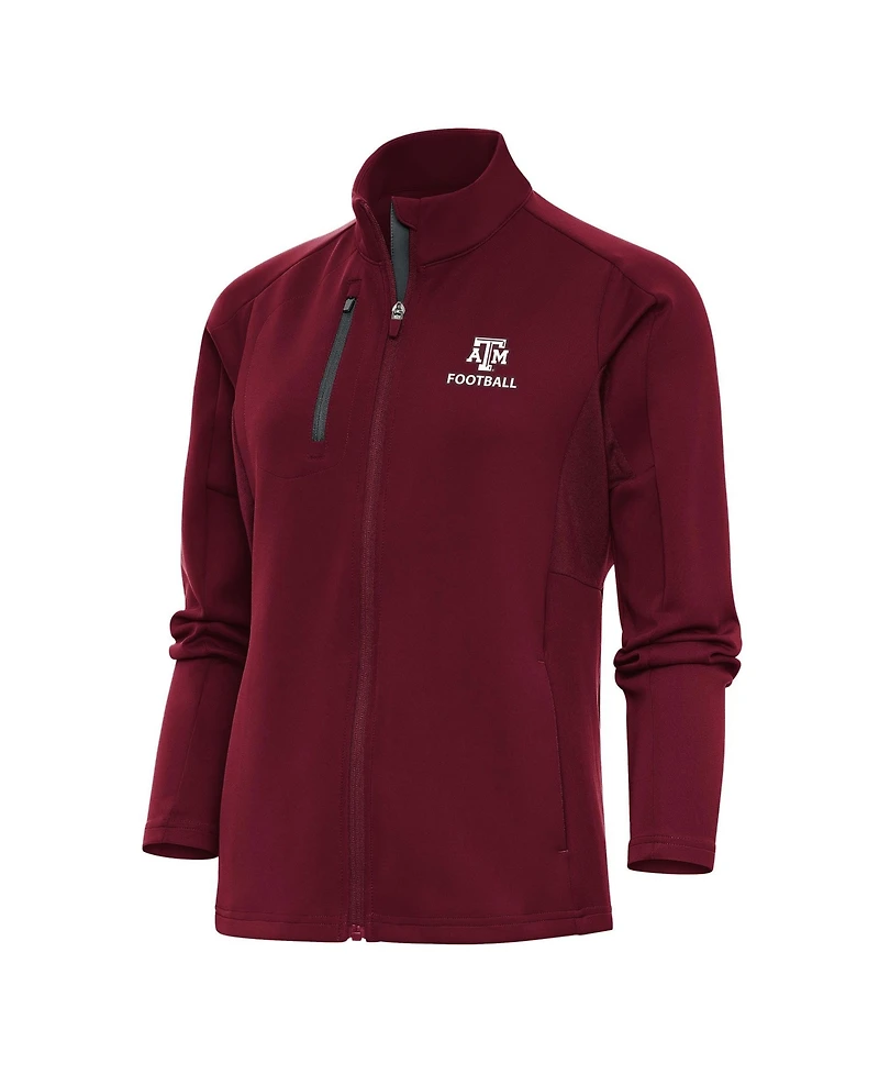 Antigua Women's Maroon Texas A&M Aggies Football Generation Full-Zip Jacket