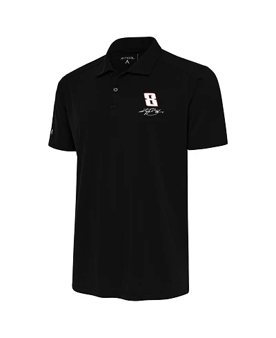 Antigua Men's Black Kyle Busch Tribute Polo Shirt