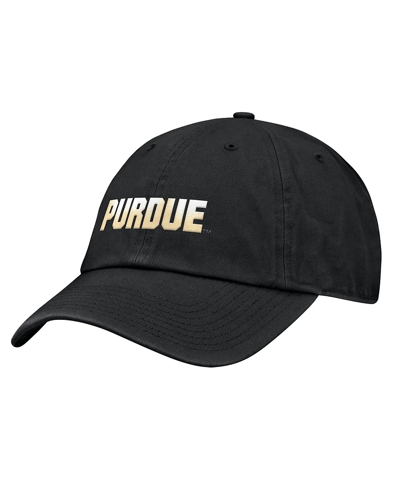 Nike Men's Black Purdue Boilermakers Club Adjustable Hat