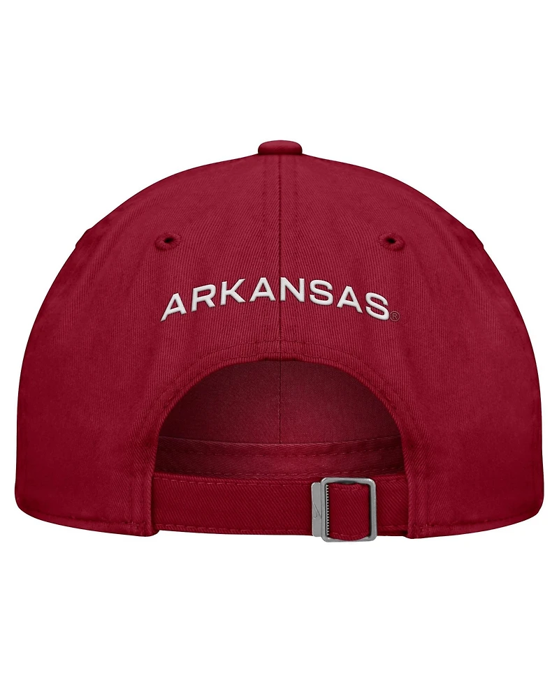 Nike Men's Cardinal Arkansas Razorbacks 2026 Sideline Club Adjustable Hat