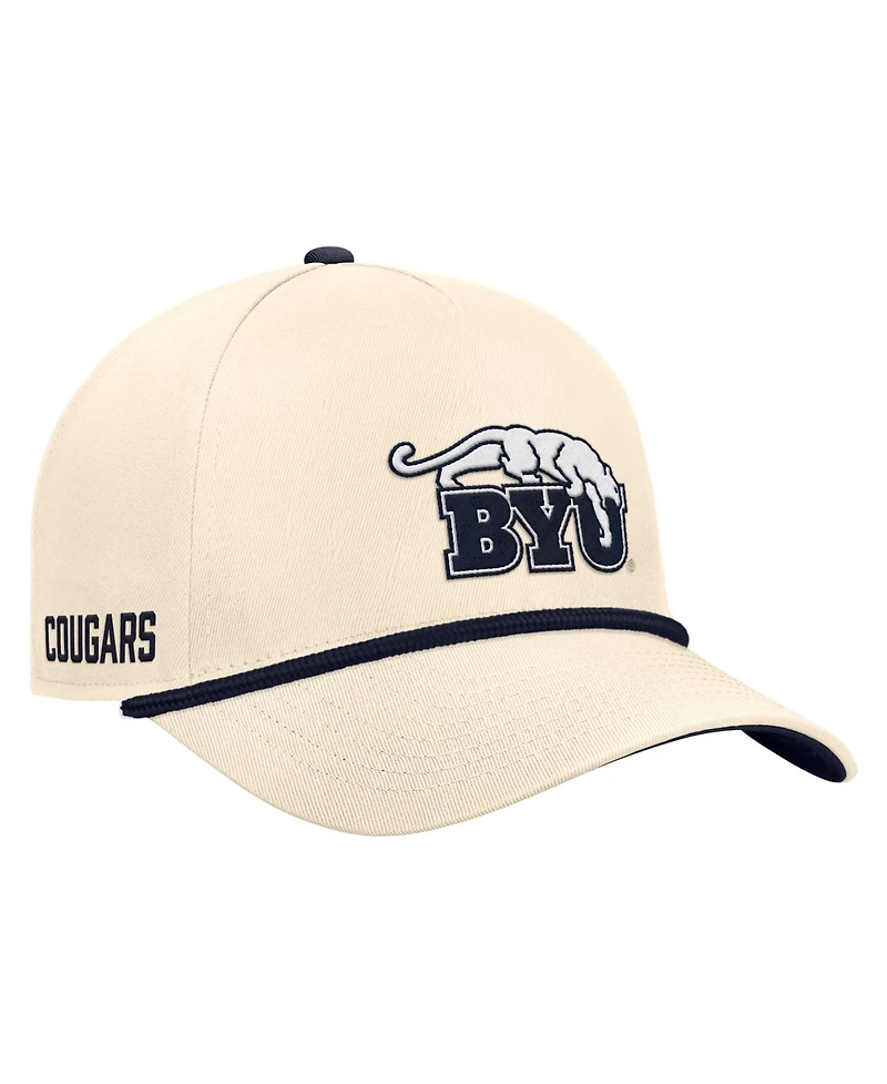 Nike Men's Natural Byu Cougars Vintage Rope Rise Adjustable Hat