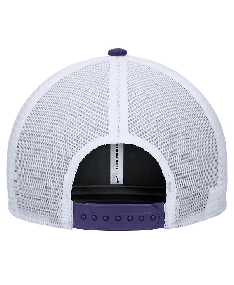 Nike Men's Purple Tcu Horned Frogs Rise Adjustable Trucker Hat