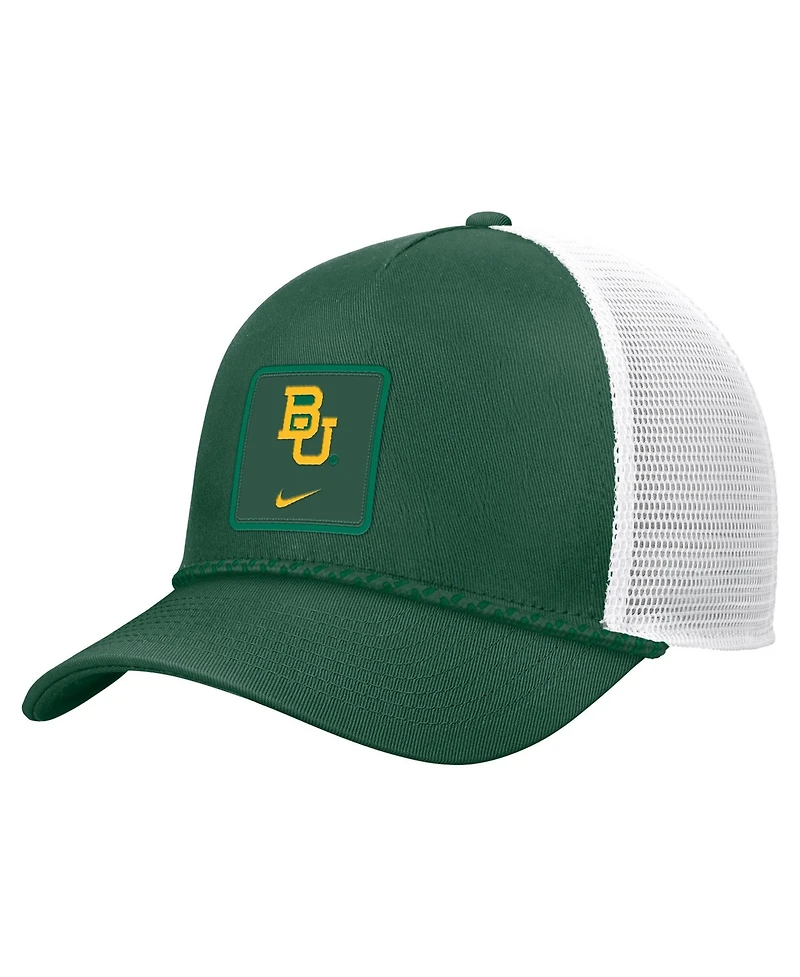 Nike Men's Green Baylor Bears 2026 On-Field Rope Adjustable Trucker Hat