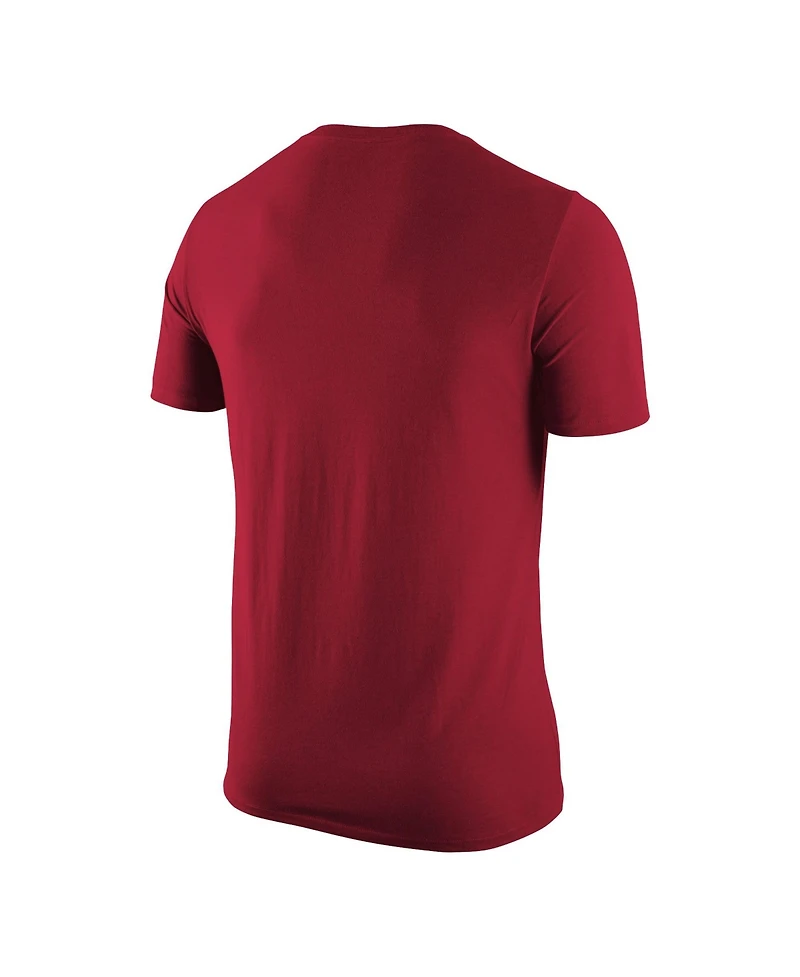 Nike Men's Crimson Harvard Primary Logo T-Shirt
