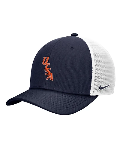 Nike Men's Navy/ White Utsa Roadrunners Rise Trucker Adjustable Hat