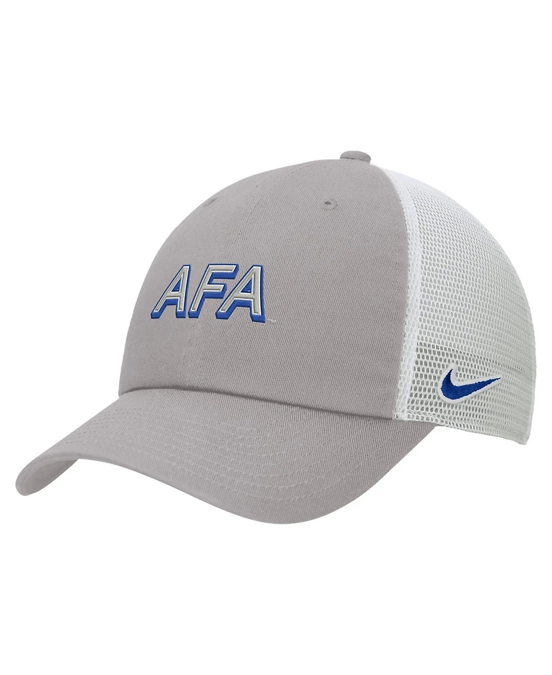 Nike Men's Pewter Air Force Falcons On-Field Club Adjustable Trucker Hat