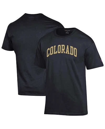Champion Men's Black Colorado Buffaloes Basic Arch T-Shirt