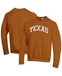 Champion Men's Texas Orange Longhorns Basic Arch Fleece Pullover Sweatshirt