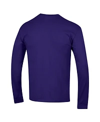 Champion Men's Purple Northwestern Wildcats Basic Arch Long sleeves T-Shirt