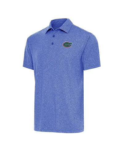 Antigua Men's Heather Royal Florida Gators Big Tall Par 3 Polo Shirt
