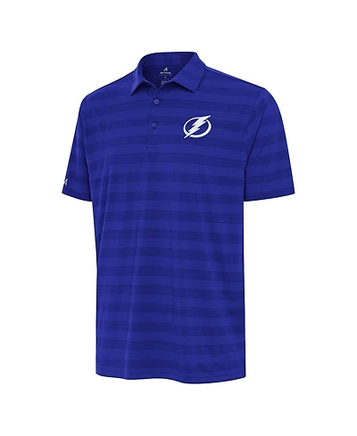 Antigua Men's Blue Tampa Bay Lightning Big Tall Tunnel Polo Shirt