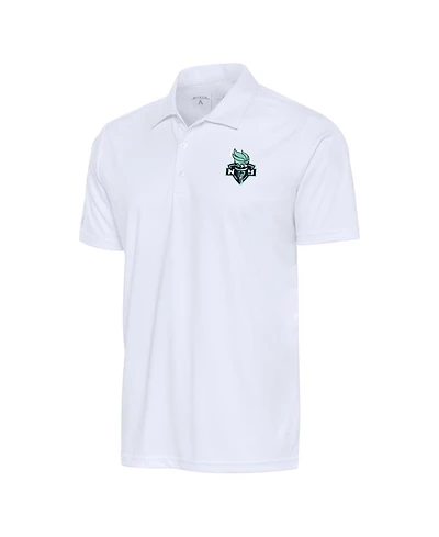 Antigua Men's White New York Liberty Tribute Polo Shirt