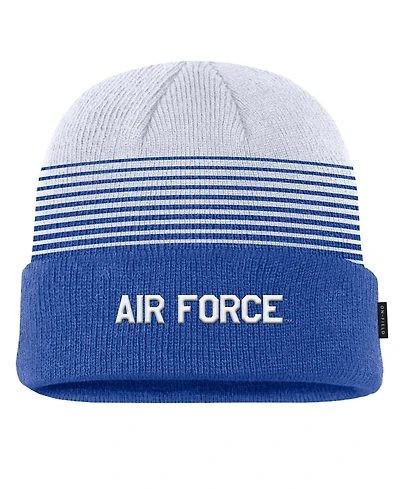 Nike Men's Royal/White Air Force Falcons 2026 On-Field Gradient Terra Cuffed Knit Hat